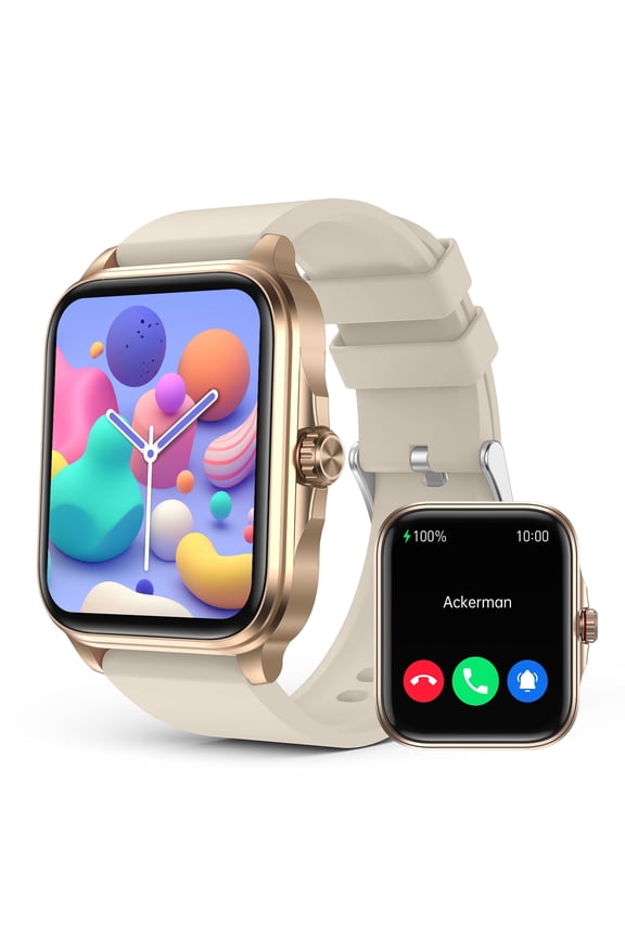 2025 Smartwatch for Women Men with Bluetooth Call(Answer/Make Calls), 1.91"HD touch Screen Fitness Tracker,IP67 Waterproof Smart Watch for Android Iphone,Sport Watch for Gift