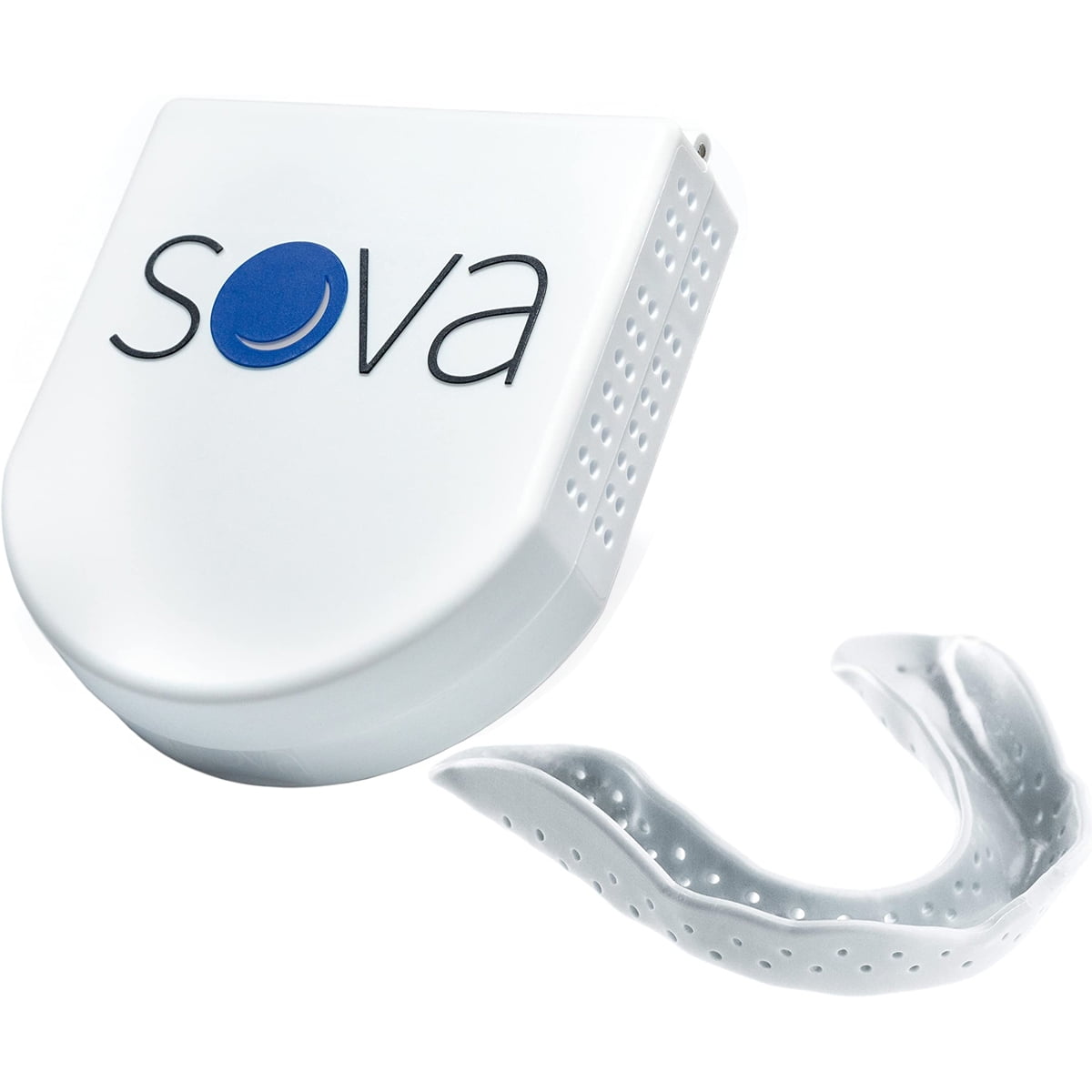 SOVA Junior Night Guard 1.6mm Youth Mouthguard with Case - Snow White