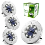 SOWAZ Solar LED Waterproof Ground Lights, 4 Pack