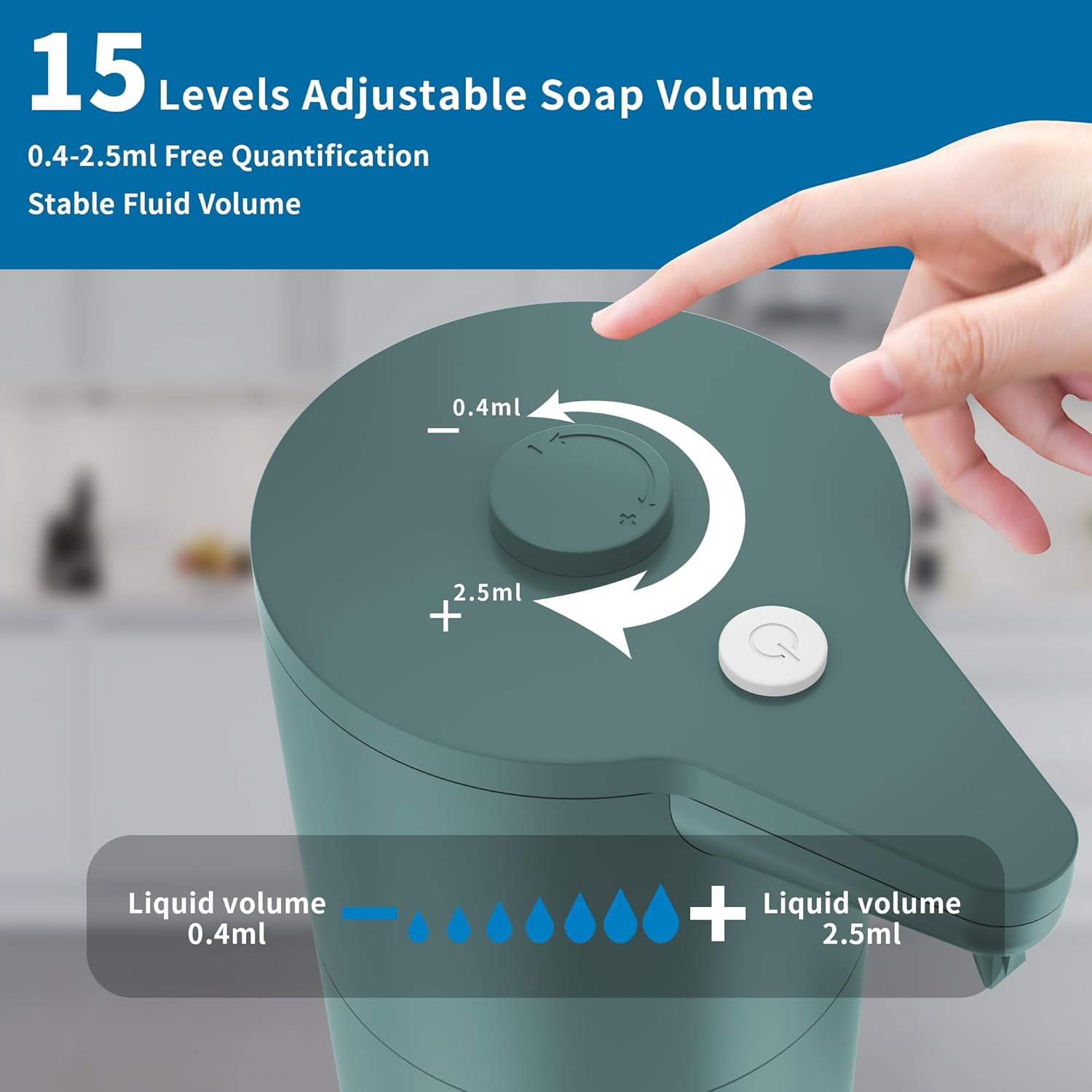 SOWEIS-Automatic Soap Dispenser Touchless, Modern, Kitchen & Bathroom ...