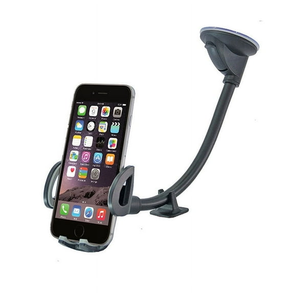 SOWINK Universal Extend Arm Phone Mount Holder for Car,One-Touch Cradle with Air Vent Bracket(Black)