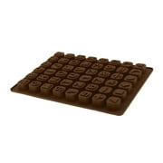 SOWNBV Cake Mould 48 Number Holes Silicone For Chocolate Cake Jelly Pudding Soap Round Shape Multi-color One Size