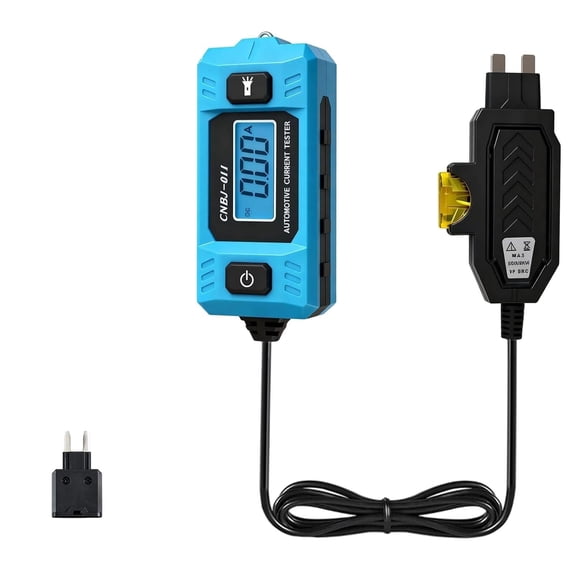 SOXOTOG Automotive Circuit Fault Probe Tester, 20A 48V-High-Precision Current Tester, 2-in-1 Wire Tracer Short Finder, Car Relay Fuse Checker with LED Display & Front Light