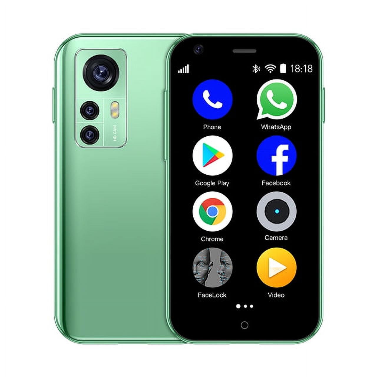 SOYES D18 2.5 Inches Display Mini Android Smartphone 2MP Rear Camera Dual SIM 3G Network Small Mobile Phone