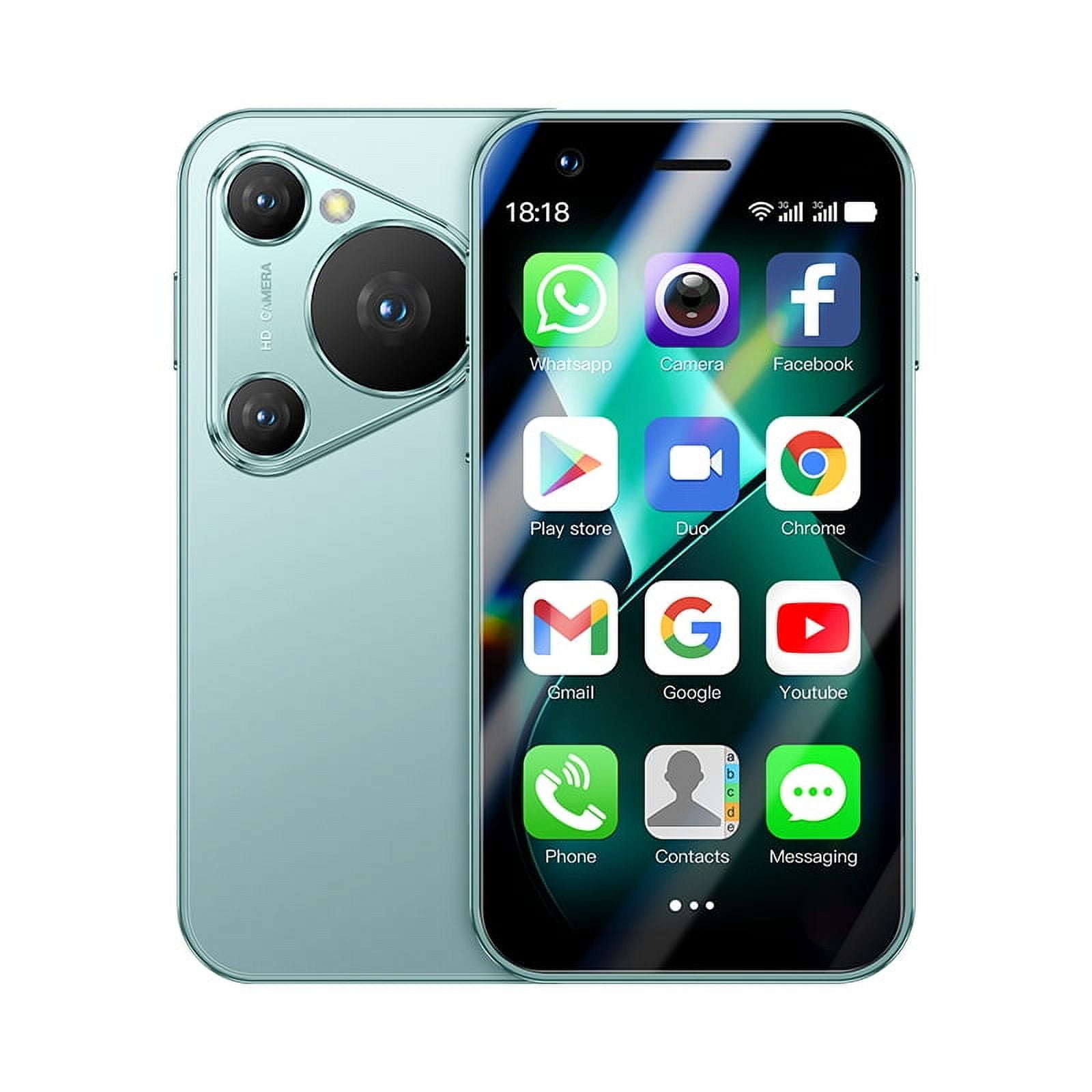 SOYES P70 Pro Max Mini Android Smart Phone 3.0 Inch Display Dual Camera Dual SIM Play Store 3G Small Smartphone
