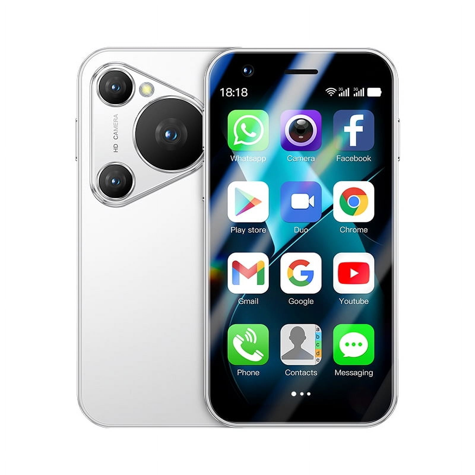 SOYES P70 Pro Max Mini Android Smart Phone 3.0 Inch Display Dual Camera Dual SIM Play Store 3G Small Smartphone