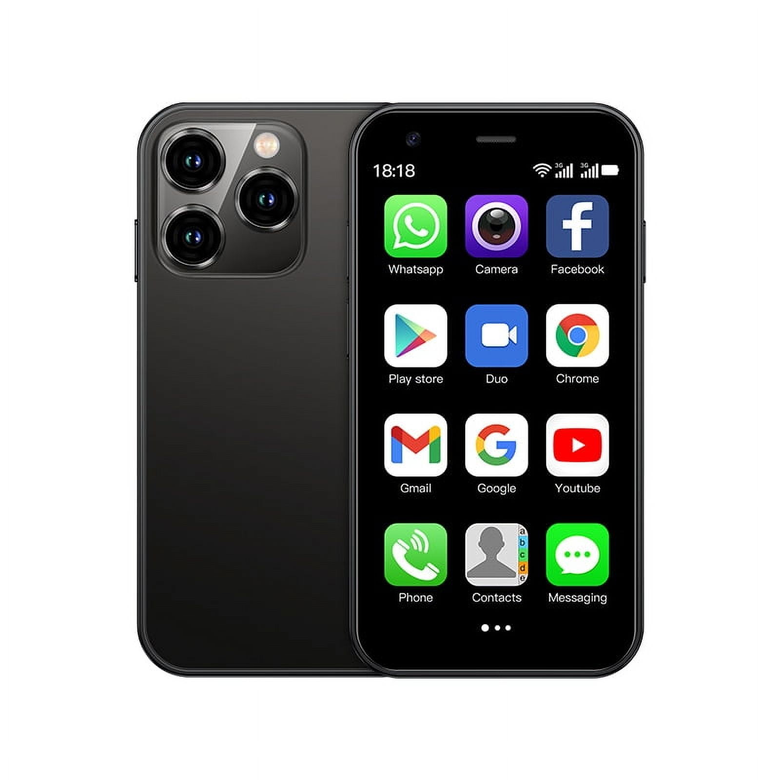 XS16 3.0 inch Mini Smartphone 4G LTE Android 10 Quad Core 2000mAh Type-C Dual SIM Small Mobile Phone (Black, 2GB RAM 16GB ROM) - Walmart.com XS16 3.0 inch Mini Smartphone 4G LTE Android 10 Quad Core 2000mAh Type-C Dual SIM Small Mobile Phone (Black, 2GB RAM 16GB ROM) - Walmart.com