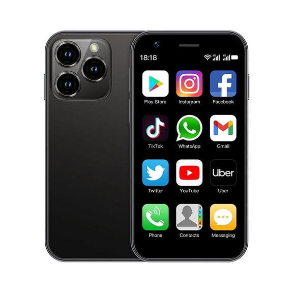 SOYES XS16 Mini 3.0" Smart Phone 4G LTE 3GB RAM 64GB ROM Android 10.0 Quad Core 2000mAh Type C Dual SIM Standby Small Phone
