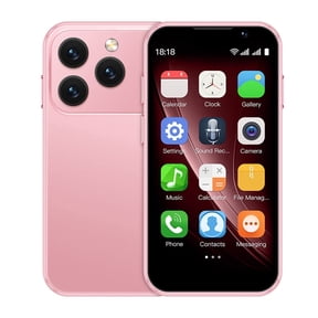 SOYES XS18 Pro Mini Smartphone 3.0" HD Display Android 9.0 2GB RAM 16GB ROM Small Compact Mobile Phone for Students(Pink)