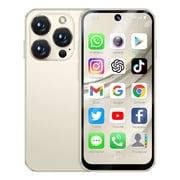 SOYES XS19 Pro Mini Smartphone 3.88" Screen Android 12.0 3GB RAM 32GB ROM 1950mAh Face Unlock 4G Small Phone Beige