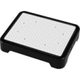 thumbnail image 1 of SOYO Heavy Duty Mobility One Step Stool, Indoor/Outdoor Non-Slip Step Platform Assistive Devices for Adults and Elderly, Portable Standing Supports for Cars, Bed, Door, Stair or Bathroom, Black-White, 1 of 7