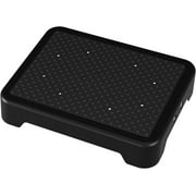 SOYO Heavy Duty Mobility One Step Stool, Indoor/Outdoor Non-Slip Step Platform Assistive Devices for Adults and Elderly, Portable Standing Supports for Cars, Bed, Door, Stair or Bathroom, Black-Black