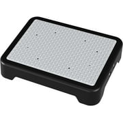 SOYO Heavy Duty Mobility One Step Stool, Indoor/Outdoor Non-Slip Step Platform Assistive Devices for Adults and Elderly, Portable Standing Supports for Cars, Bed, Door, Stair or Bathroom, Black-Black
