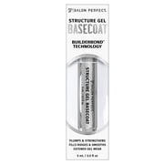 Salon Perfect Structure Gel Nail Polish Builder Hard Gel Base Coat, Brush On, 4.5g, Clear