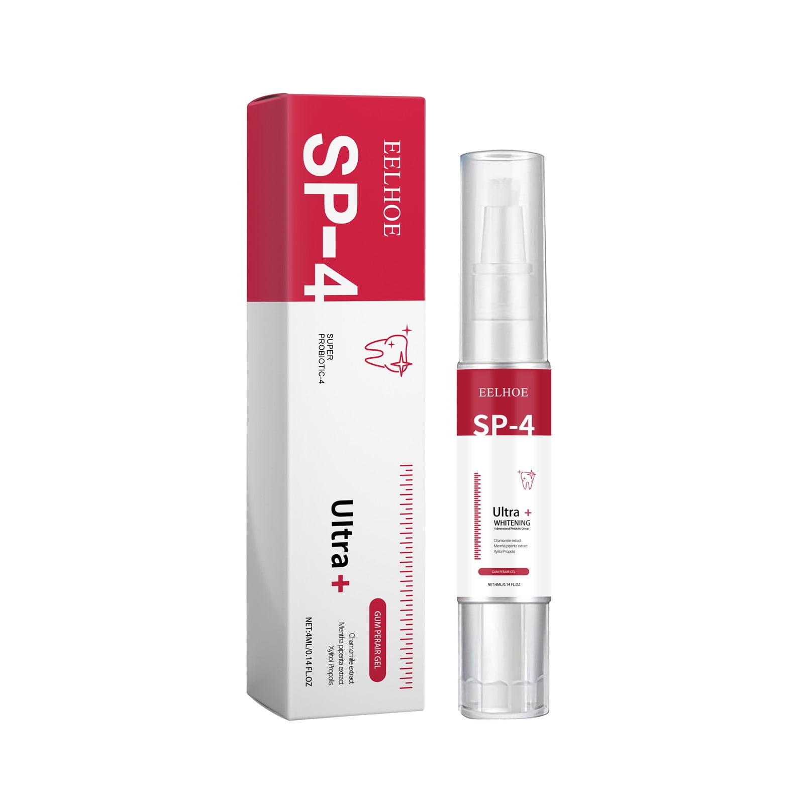 SP-4 Probiotic Teeth Whitening Pen, Teeth Brightener Gel, Instant Teeth Shield Gel for Travel,Teeth Stain Remover Serum, 30+ Uses, Effective, Painless, No Sensitivity, Travel-Friendly, Easy to Use