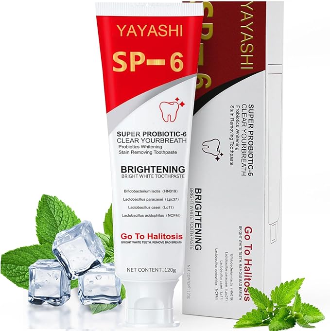 SP6 Ultra Probiotics Whitening Toothpastes, Deep Cleansing for Coffee