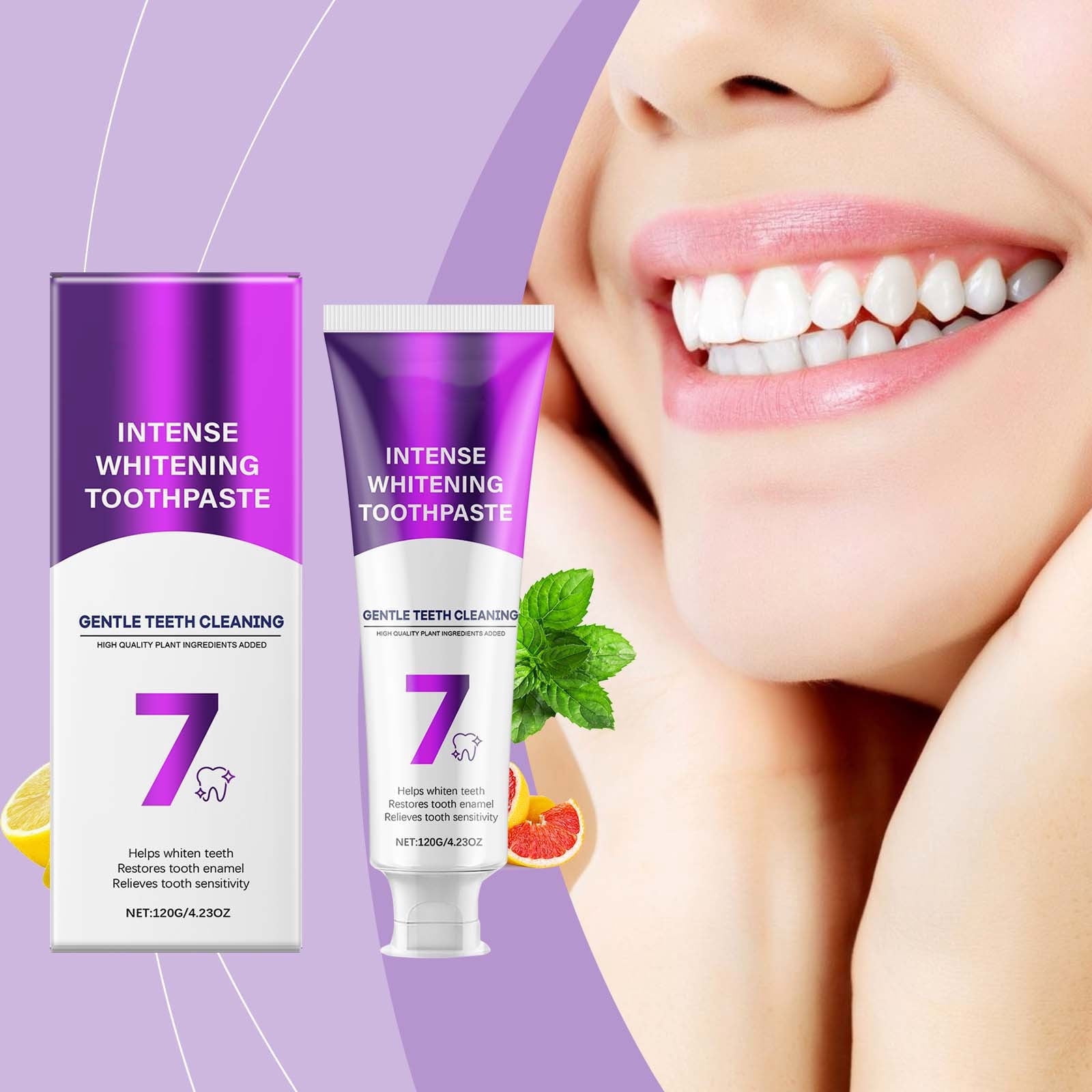 SP-7 Probiotic Toothpaste, Intense Whitening Toothpaste 7 Pro