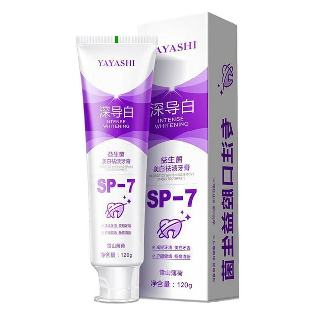 SP-7 Probiotic Toothpaste Yayashi Whitening Toothpaste A6N5 - Walmart.com