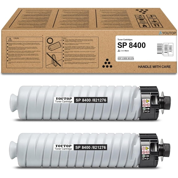 SP 8400 SP8400 Black Toner Cartridge Replacement for Ricoh SP8400 Toner Compatible for Ricoh SP 8400DN Savin SP 8400DN Lanier SP 8400DN Printer(821276)