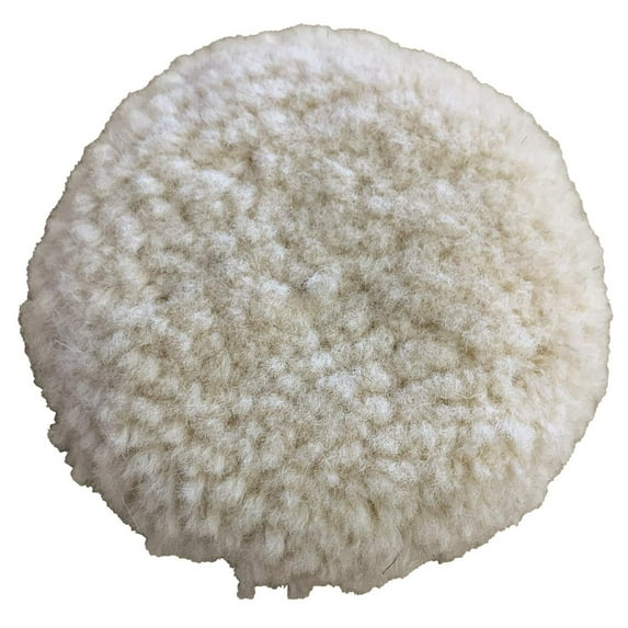 SP Air Corporation SP-3TWP Hook & Loop Polishing Pad, 100% Wool, 3"
