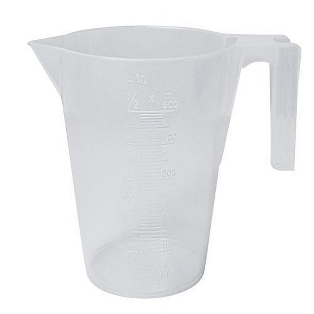 SP BelArt Tall Form 500ml Polypropylene Graduated Pitcher; 10ml