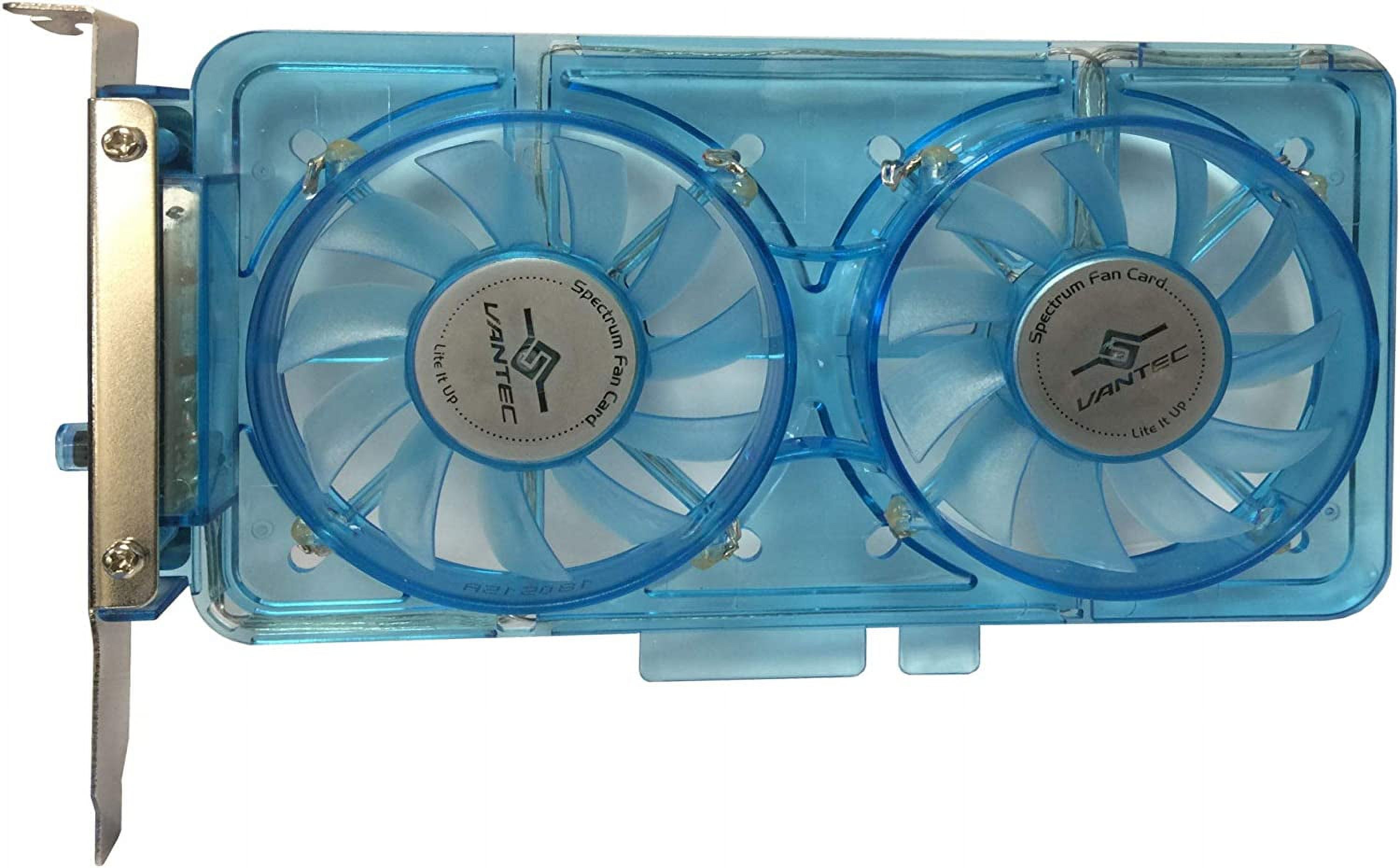 SP-FC70-BL Spectrum System Fan Card with Dual Adjustable 70mm UV LED ...