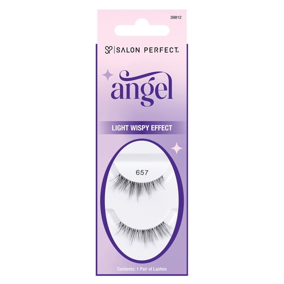 Salon Perfect Angel Persona Natural Fake Lashes False Eyelashes, 657, 1 Pair
