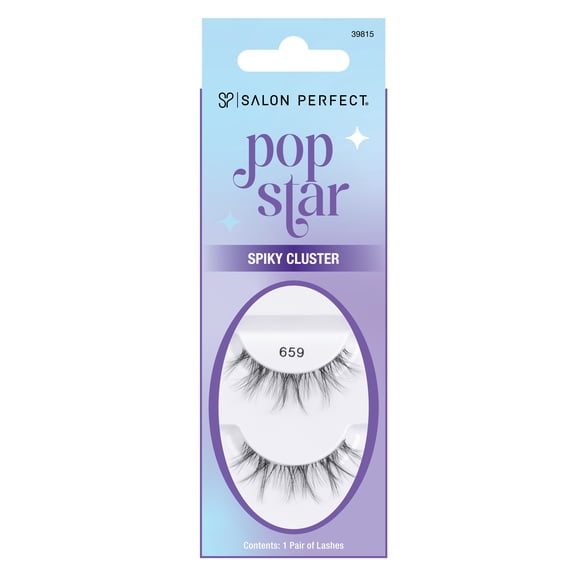 Salon Perfect Popstar Persona Natural Fake Lashes False Eyelashes, 659, 1 Pair