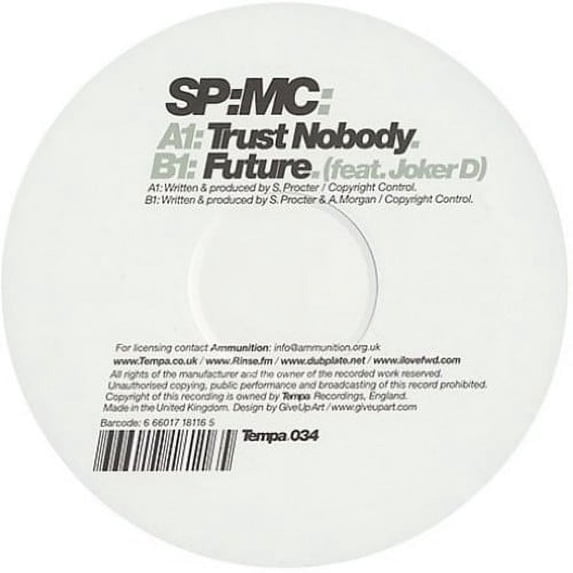 SP:MC - Trust Nobody/Future - Electronica - Vinyl