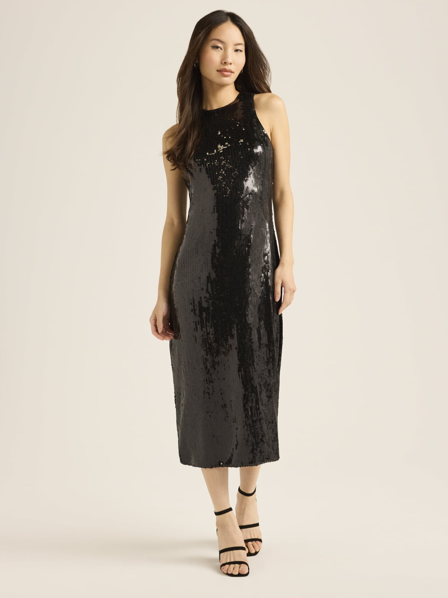 Sequin Midi Dress