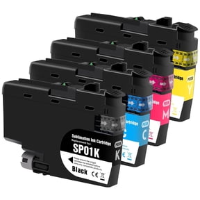 SP01 SP-1 SP1 Sublimation Ink Cartridge Compatible for Brother Sublimation Ink SP-1 Sublimation Printer (4-Pack)