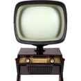 thumbnail image 1 of SP03043 Vintage TV Set Black and White Cardboard Cutout Standee Standup, 1 of 1
