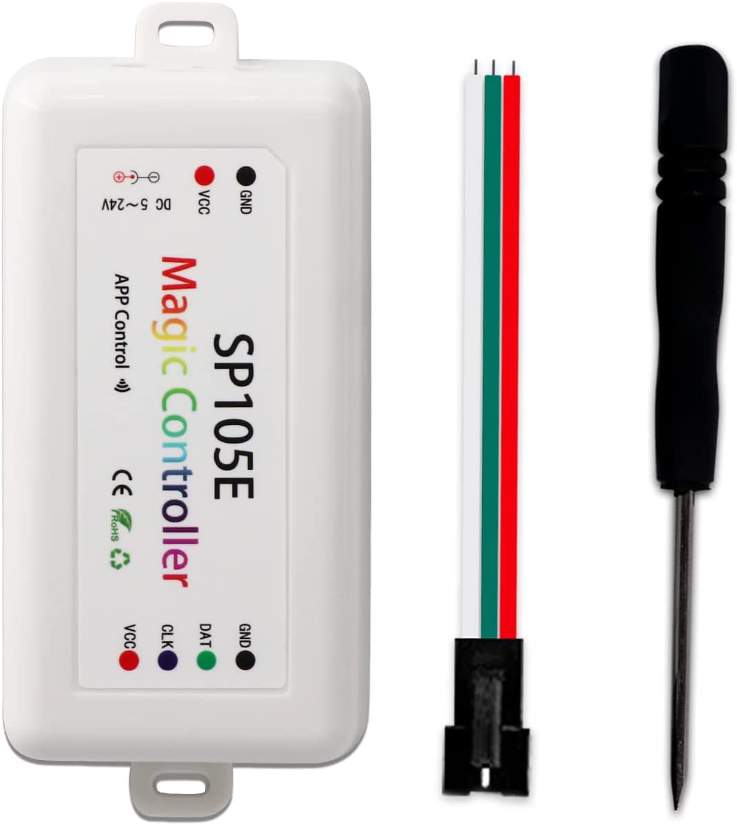 SP105E WS2812B Bluetooth LED Controller DC524V App Wireless