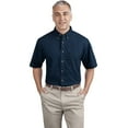 thumbnail image 1 of SP11 Mens Short Sleeve Denim Shirt - Ink Blue - 3X-Large, 1 of 2