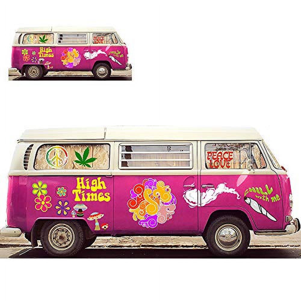 SP12028 Hippie Van Cardboard Cutout