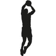 thumbnail image 1 of SP12493 Basketball Player Shooting Hoops Silhouette Cardboard Cutout Standee Standup, 1 of 1