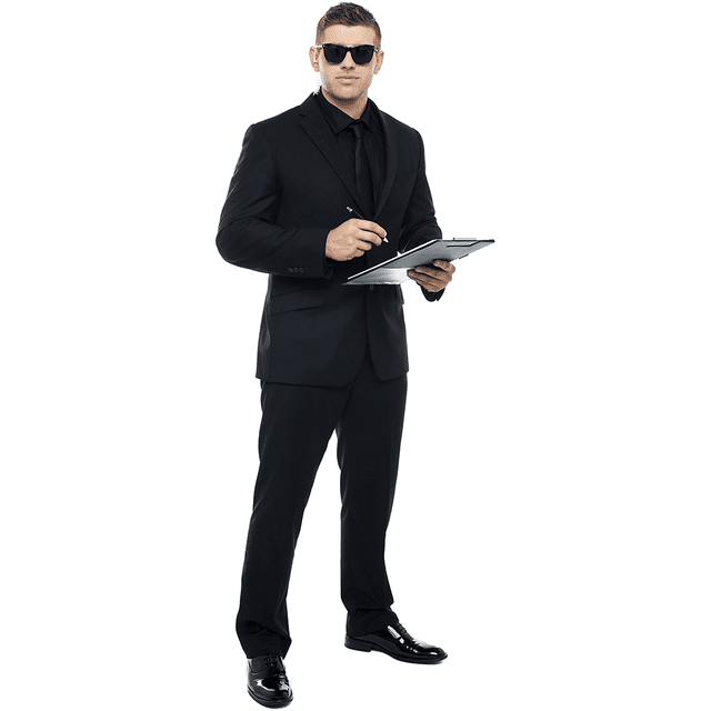 SP12547 Club Bouncer Clipboard Party Prop Cardboard Cutout Standee Standup