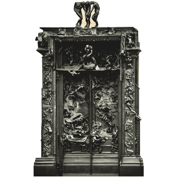 SP12588 Auguste Rodin Gates of Hell La Porte de l’Enfer Cardboard Cutout Standee Standup