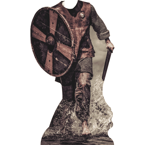 SP12710 Viking Warrior Sword Shield Pillage Stand In Cardboard Cutout Standee Standup