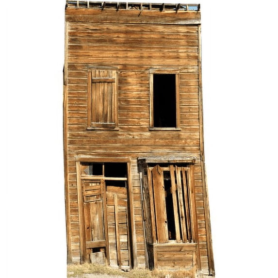 SP12727 Western Rustic 1800s Ghost Town Old Building Cardboard Cutout Standup Standee