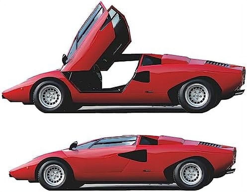 SP12730 80S Red Turbo Sports Car Scissor Door Double Pack Cardboard Cutout Standee Standup