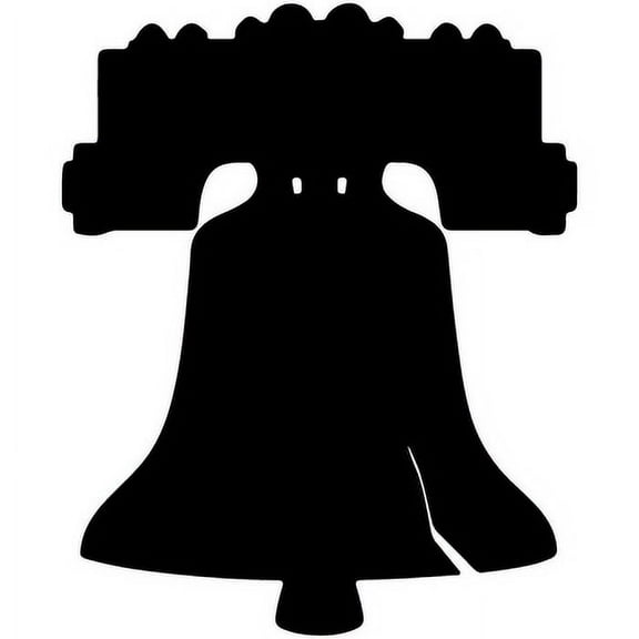 SP12994 Liberty Bell Silhouette Cardboard Cutout Standee Standup