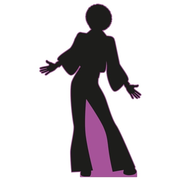 SP13002 Soul Party Disco Funk Afro Cardboard Cutout Standee Standup