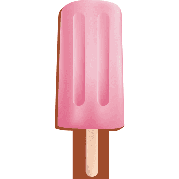SP13066 Pink Ice Cream Popsicle Stick Sherbet Cardboard Cutout Standee ...