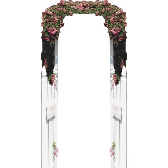 SP13300 Garden Bush Gate Entrance Flower Arch Cardboard Cutout Standee Standup