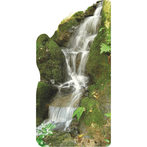 SP13320 Forest Waterfall Nature Woods Scenery Cardboard Cutout Standee Standup