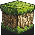 thumbnail image 1 of SP13373 Video Game Gold Mine Crafting Pixel Block Cube Grass Block Cardboard Cutout Standee Standup, 1 of 1