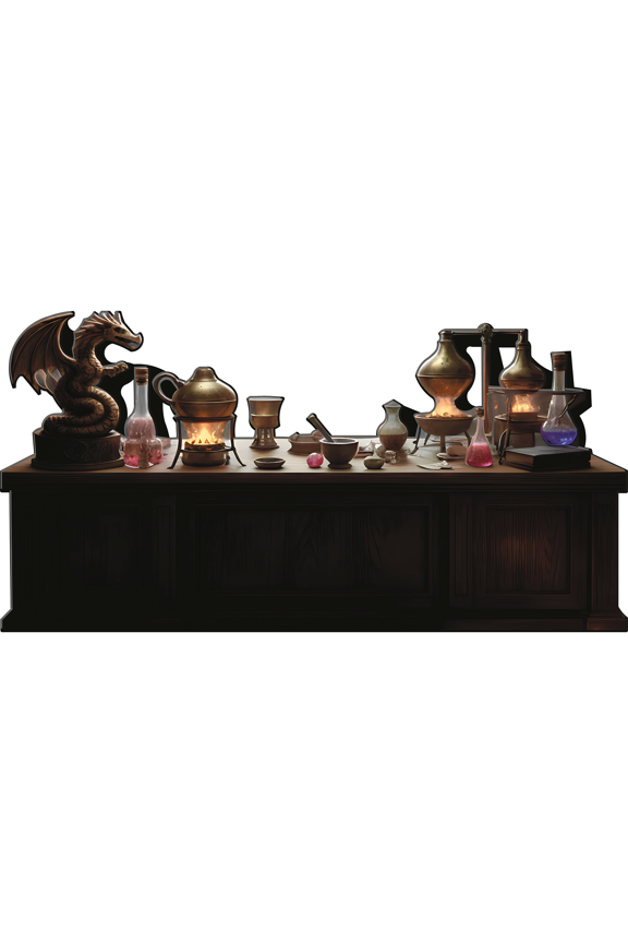 SP13618 Medieval Fantasy Wizard Potion Mix Alchemy Magic Lab Prop Cardboard Cutout Standee Standup