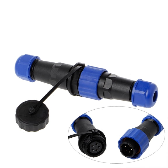 SP16 Waterproof Docking Connector 3/4/5/6/7/9 Pin IP68 Power Cable Connector