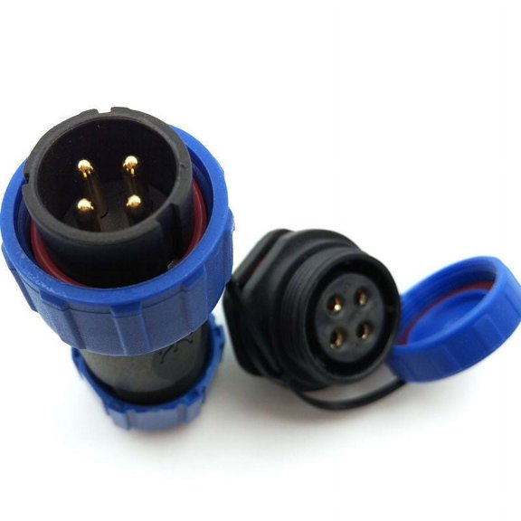 SP21 4Pin Waterproof Aviation Cable Connector,Power Connector Plug Socket IP67